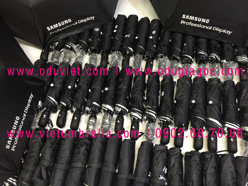 xưởng sản xuất ô dù cầm tay in logo quảng cáo
